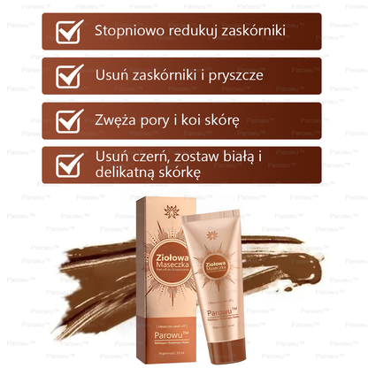 Parowu™ Wybielająca i Rozjaśniająca Maska ✨ Naturalne składniki trwale usuwają plamy, piegi i przebarwienia