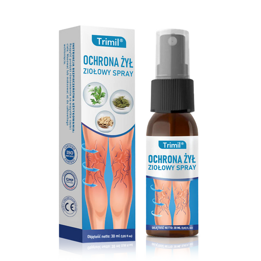 Trimil® Ziołowy Spray na Ochronę Żył – ✅ Klinicznie udowodniono, że eliminuje żylaki w zaledwie 7 dni!