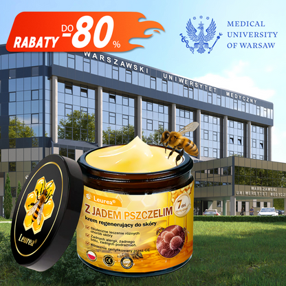💪💪Leurea® Jad Pszczeli Regeneracja Skóry Krem — Naturalna regeneracja skóry, wygładzenie zmarszczek i promienna cera-50 ml