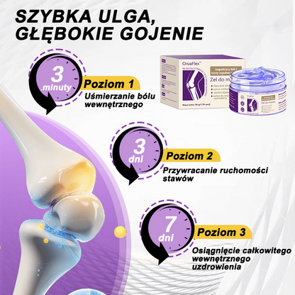 🌿𝐎𝐫𝐮𝐚𝐅𝐥𝐞𝐱™ Kurkuma & Olej Emu Żel do masażu łagodzący ból i stany zapalne stawów👨‍⚕️Certyfikowany przez Polskie Towarzystwo Ortopedyczne i Traumatologiczne (PTOiTr)
