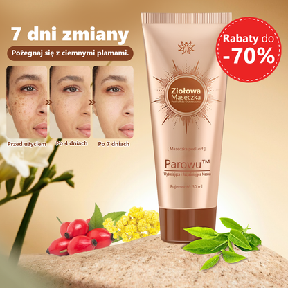 Parowu™ Wybielająca i Rozjaśniająca Maska -🌿Naturalne składniki trwale usuwają plamy, piegi i przebarwienia