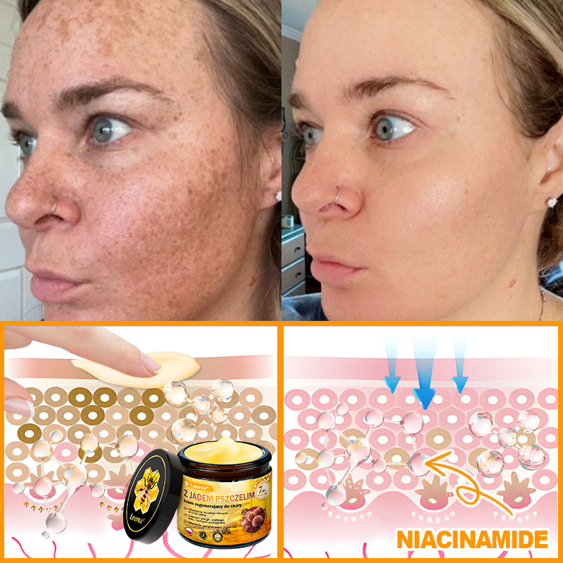 Leurea® Jad Pszczeli Regeneracja Skóry Krem — ⭐Naturalna regeneracja skóry, wygładzenie zmarszczek i promienna cera-50 ml