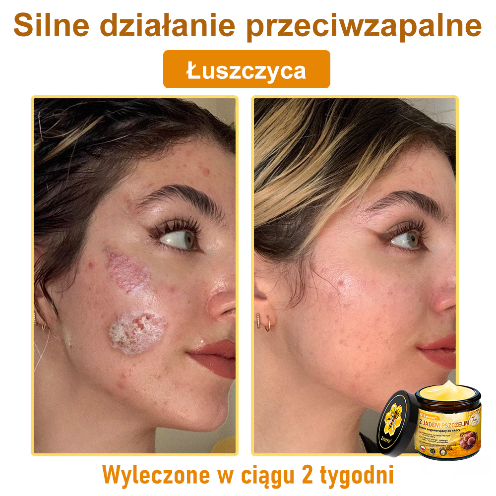 Leurea® Jad Pszczeli Regeneracja Skóry Krem — ⭐Naturalna regeneracja skóry, wygładzenie zmarszczek i promienna cera-50 ml