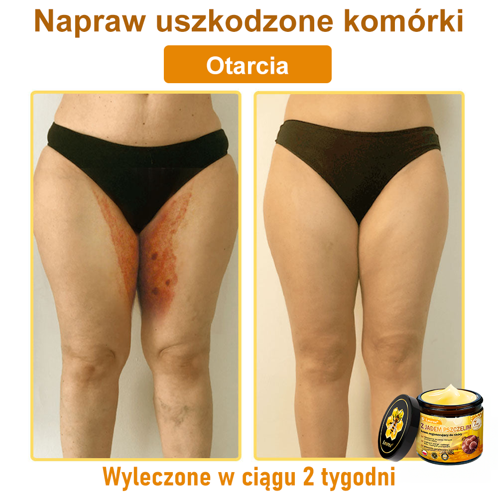 Leurea® Jad Pszczeli Regeneracja Skóry Krem — ⭐Naturalna regeneracja skóry, wygładzenie zmarszczek i promienna cera-50 ml